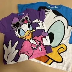 2枚セット ディズニーリゾート ドナルド デイジー Tシャツ