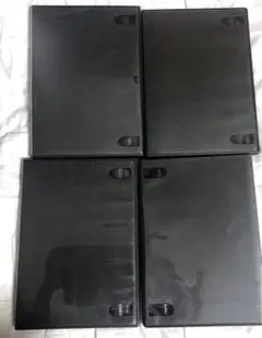 DVD 空ケース1枚入り× 4個セット 黒