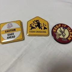 東京ディズニーランド トゥーンタウン 標識 缶バッジ
