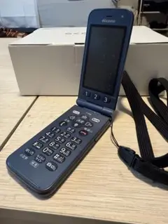 docomo らくらくホンF-01M ネイビー