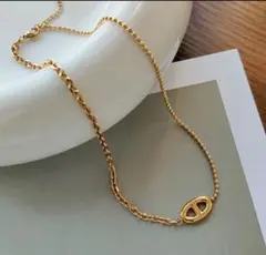 ネックレス 再入荷✨ ゴールド サージカルステンレス アシンメトリー 金アレ対応