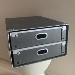 無印良品 硬質パルプボックス・引出式・２段