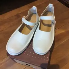 新品*ベルアンドソファ ホワイト ストラップ シューズ スリッポン カヤック