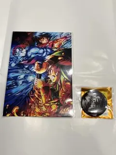鬼滅の刃　無限城編　入場者特典　キービジュアルイラストボード　狛治缶バッジ付き