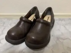 【希少】Nuts world スリッポンシューズ 　cogecha こげ茶　LL