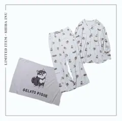 GELATO PIQUE 柴犬柄（黒柴）半袖ワンピース gelato pique 柴犬 黒 半袖 ワンピース - メルカリ