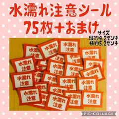 即購入OK ケアシール　75枚＋おまけ