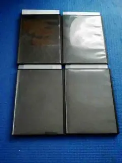 レンタル用DVDケーススリム型 4枚セット 4巻分 空ケース 薄型ケース