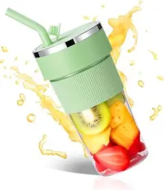 ジューサー ミキサー 小型 アウトドア 氷砕ける 350ML フードプロセッサ