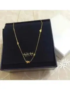 ♡ アーカー ハート ネックレス シャボン 金のネックレス