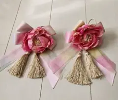 2個セット カーテン タッセル クリップ付き