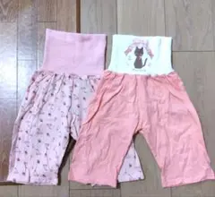 美品 キッズ 西松屋 腹巻き パンツ 110 7分丈 綿100% 2枚セット