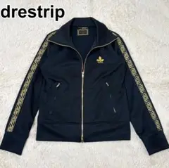 drestrip ドレストリップ トラックジャケット 金 サイドライン 胸元ロゴ