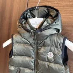 美品 MONCLER カモフラージュグリーン ダウンベスト