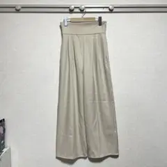 【美品】Louere(ルエレ)オフィスカジュアルパンツ ハイウエストワイドパンツ