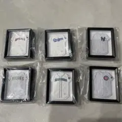 MLB ユニフォーム フレーム マグネット 全6種 コンプリートセット ガチャ