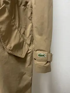 【美品】ラコステ LACOASTE キルティング ステンカラーコート ネイビーL LACOSTE ステンカラーコート コート オーバーサイズミリタリー