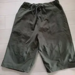 オリーブ色 キッズハーフパンツ 160サイズ
