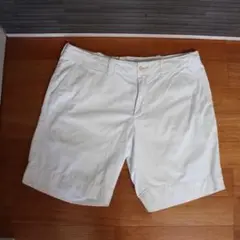 Ralph Lauren ホワイト ハーフパンツ（古着）大きいサイズ （W38）