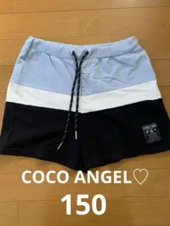 COCO ANGEL 女の子150ストライプデザイン ハーフパンツ
