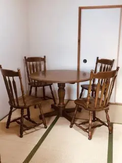 飛騨家具 太平winds ウィンザーチェアー&テーブルセット 説明文必須③