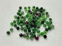 ルビーインゾイサイトラウンドカット3mm100個セット