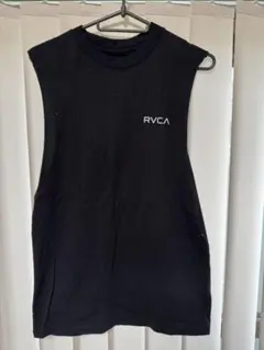 RVCA ブラック ノースリーブ Tシャツ