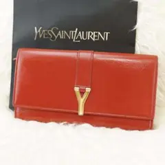 ✨極美品✨ Yves Saint Laurent 長財布 ラウンドファスナー