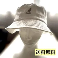『売り出し』☆カンゴールバケットハット ホワイト　メンズ　古着