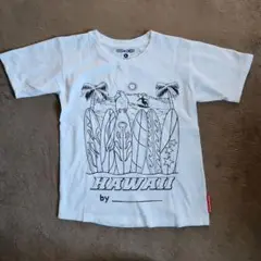 ハワイ 塗絵Tシャツ