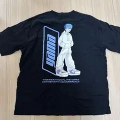 UNITED ATHLE ブラック Tシャツ L サイズ
