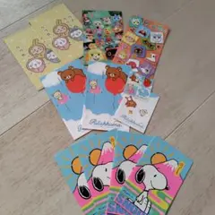 リラックマ スヌーピー ぽち袋 5枚セット