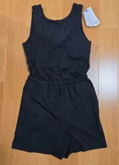 GUシェルテック サロペット(ノースリーブ ) ブラック　Sサイズ