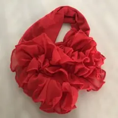 赤いシフォンターバン