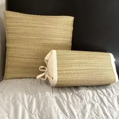 い草枕 無印良品 高さ調節可能30x15cm い草クッション