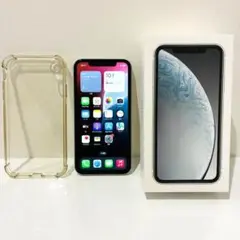 ②★送料無料★美品★iPhone XR 64GB ホワイト　SIMフリー