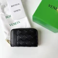 【新品未使用】BOTTEGA VENETA ジップアラウンドウォレット ミニ財布