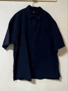 UNIQLO C ユニクロシー ブロードオーバーサイズシャツ 69NAVY M