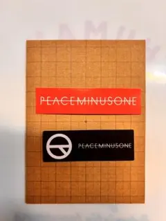 PEACEMINUSONE ロゴステッカー 2枚セット