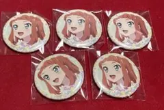 早乙女あこ　缶バッジ 5点 アイカツ イオン クッキー