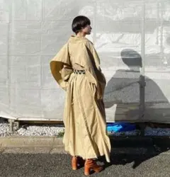※新品※CLANE/ BACK FRILL SLEEVE TRENCH COAT