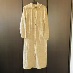 フードシャツワンピース