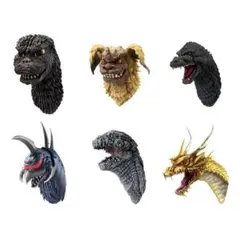 一番くじ ゴジラ 大怪獣列伝G G賞　ヘッドマグネット全種