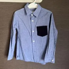 GLOBAL WORK 長袖シャツ XL 青　XL