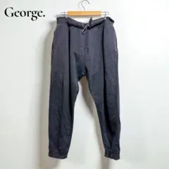 ジョージ【XL】スウェット　ジョガー　パンツ ルームウェア リラックス g262