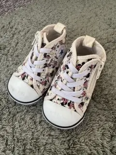 【CONVERSE】12.5cmミニーマウス柄 ハイカットスニーカー