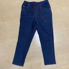 レアセル　rehacer デニム　イージーパンツ　サルエル