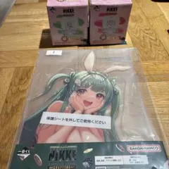 一番くじNIKKE　D賞　バストアップビッグアクリルスタンド　E賞　グラスセット