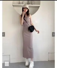 Mサイズ ロングキャミワンピース