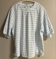 5部袖ブラウス M